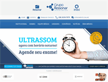 Tablet Screenshot of gruporessonar.com.br